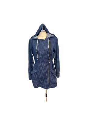 Cabi Adventure Anorak Indigo Blue Hooded Jacket #5100 Medium